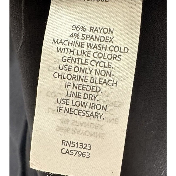 NEW Halogen Long Sleeve Shift Mini Dress Mock Neck Stretch Women's Black Size XL - Picture 6 of 7